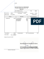 Boleta de Pago Del Trabajador: Regimen Laboral Especial D.L. 1057