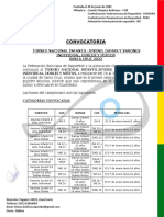 Convocatoria Torneo Santa Cruz