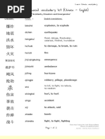 Chinese Vocabulary Disasters