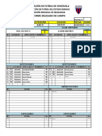 Planilla Informe de Delegados