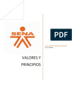 Valores y Principios