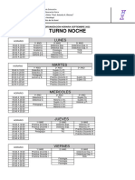 Modelo de ORGANIZACION de Horarios