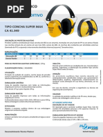 Boletim Tecnico Protetor Auditivo Tipo Concha Max