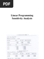 Sensitivity Analysis