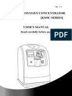 Kon Sung KSOC5 Home Oxygen Concentrator User Manual