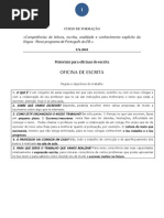 Propostas de Escrita Para Oficinas 2o Ciclo 3o Ciclo Diferenciacao Pedagogic A