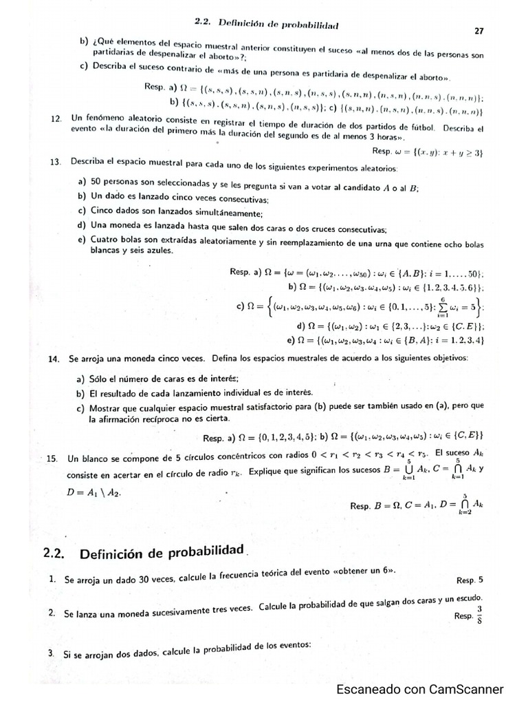 Ejercicios y Problemas Propuestos | PDF