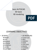 AutoCAD 3D