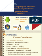 Chapter 1 - Introduction To Operating Systems