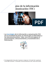 Tecnologías de La Información y Comunicación (TIC)