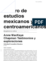 Etnografía de Los Confines - Anne MacKaye Chapman Testimonios y Exploraciones - Centro de Estudios Mexicanos y Centroamericanos
