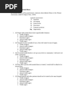 CAMI Questionnaire | PDF | Psychiatric Hospital | Mental Disorder