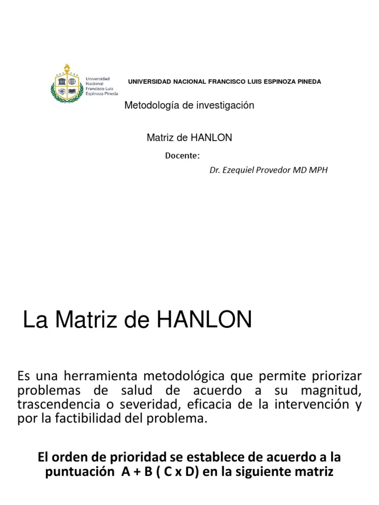 Hanlon | PDF | Ciencias de la Salud