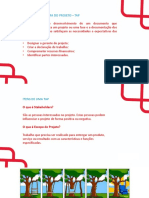 ESTRTURA ANALÍTICA DO PROJETO