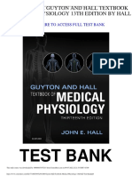 Guyton Hall Textbook Medical Physiology 13th Hall Test Bank PDF