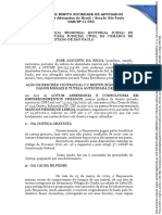 Rescisão contratual c/restituição de valores e danos morais