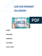 Booklet 5to Grado2022