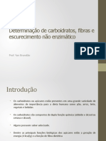 Determinação de Carboidratos e Escurecimento Não Enzimático