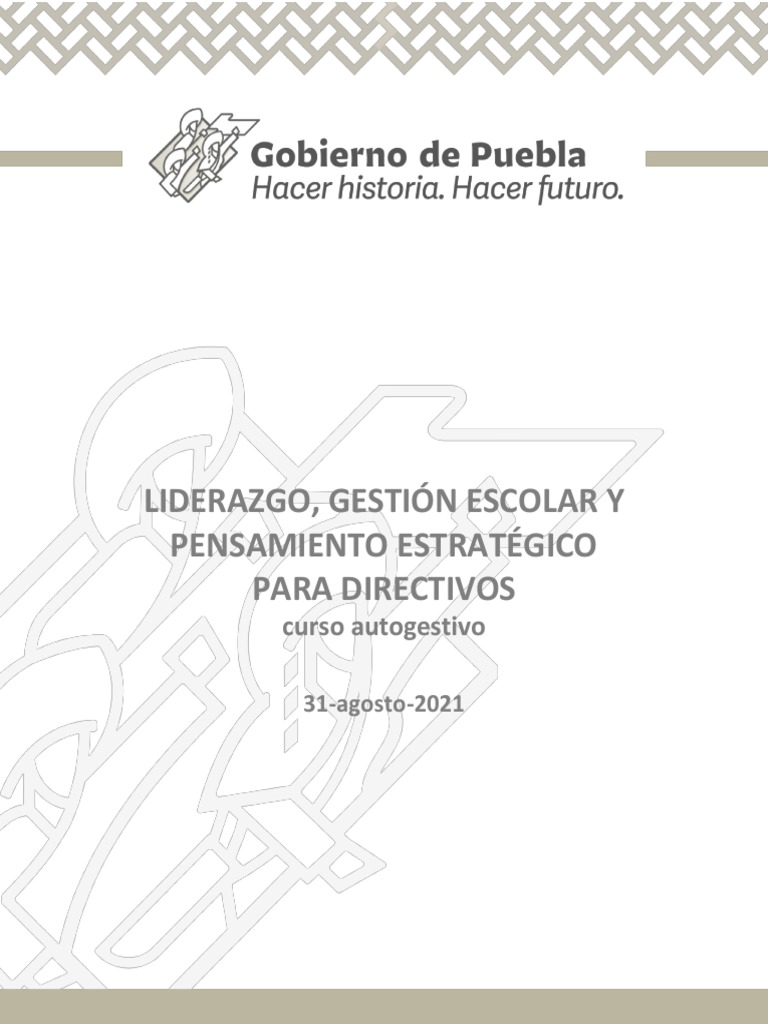 Liderazgo Y Gestión Escolar Pdf Aprendizaje Método De Enseñanza