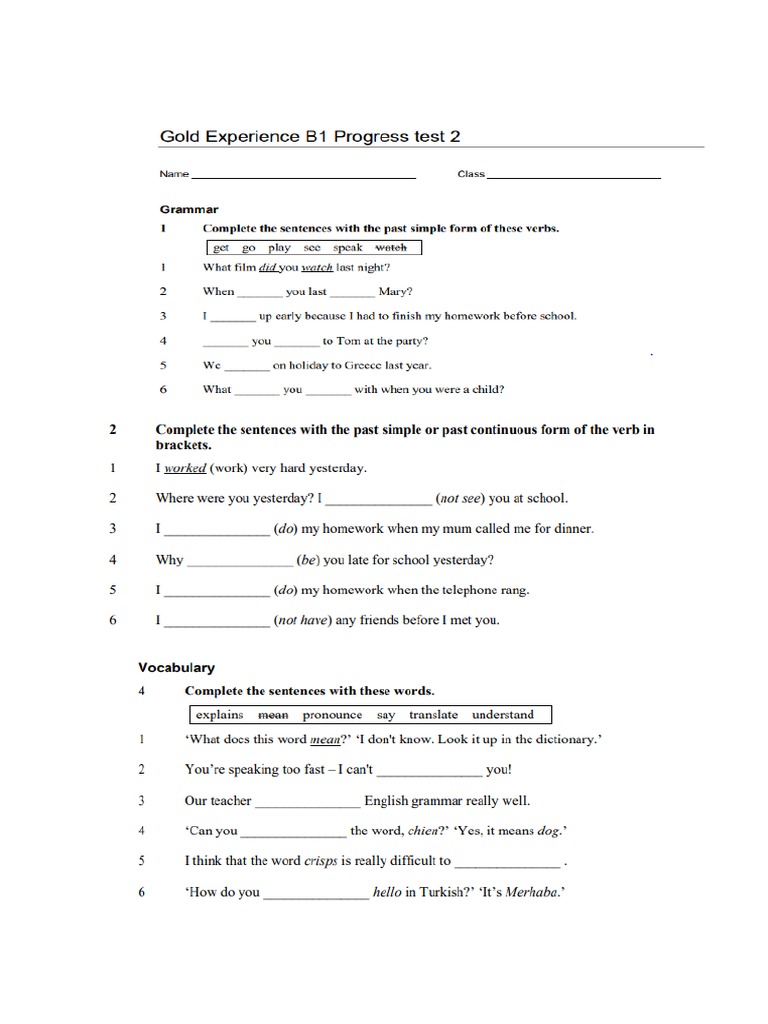 Unit 2 - 4 TEST | PDF