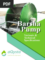 Barsha Pump MK5 Technical Specifications