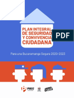 Plan integral seguridad Bucaramanga 2020-2023