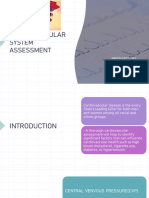 Cardiovascular System Assessment: Prepared By: Adnan George