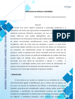 A Psicologia Do Espaço Construído