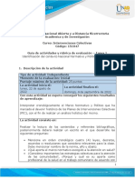 Guía de actividades y rúbrica de evaluación - Unidad 1 - Tarea 1 - Identificación del contexto Nacional Normativo y Político de los PIC (1)