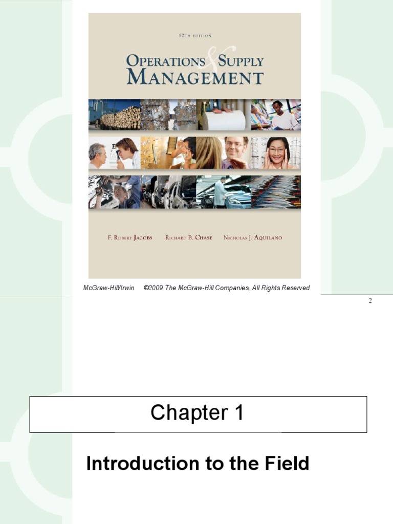 1-1 Mcgraw-Hill/Irwin ©2009 The Mcgraw-Hill Companies, All Rights ...