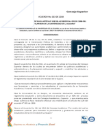 Acuerdo No. 023 de 2018 Por Medio Del Cual Se Modifica El Reglamento Estudiantil