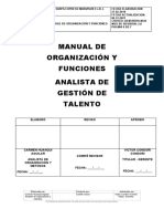 Mof-Analista de Gestion de Talento - 2021