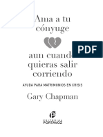 Amaatu Cónyuge Aun Cuando Quieras Salir Corriendo: Gary Chapman