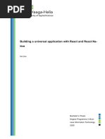 Building A Universal Application With React and React Native
