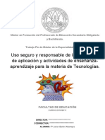 Uso Seguro y Responsable de Las TIC: Guía de Aplicación y Actividades de Enseñanza-Aprendizaje para La Materia de Tecnologías.