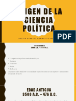 Origen de La Ciencia Politica