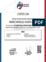 Certificado de Participacion - B2hy5rde1xuackdqzvoa