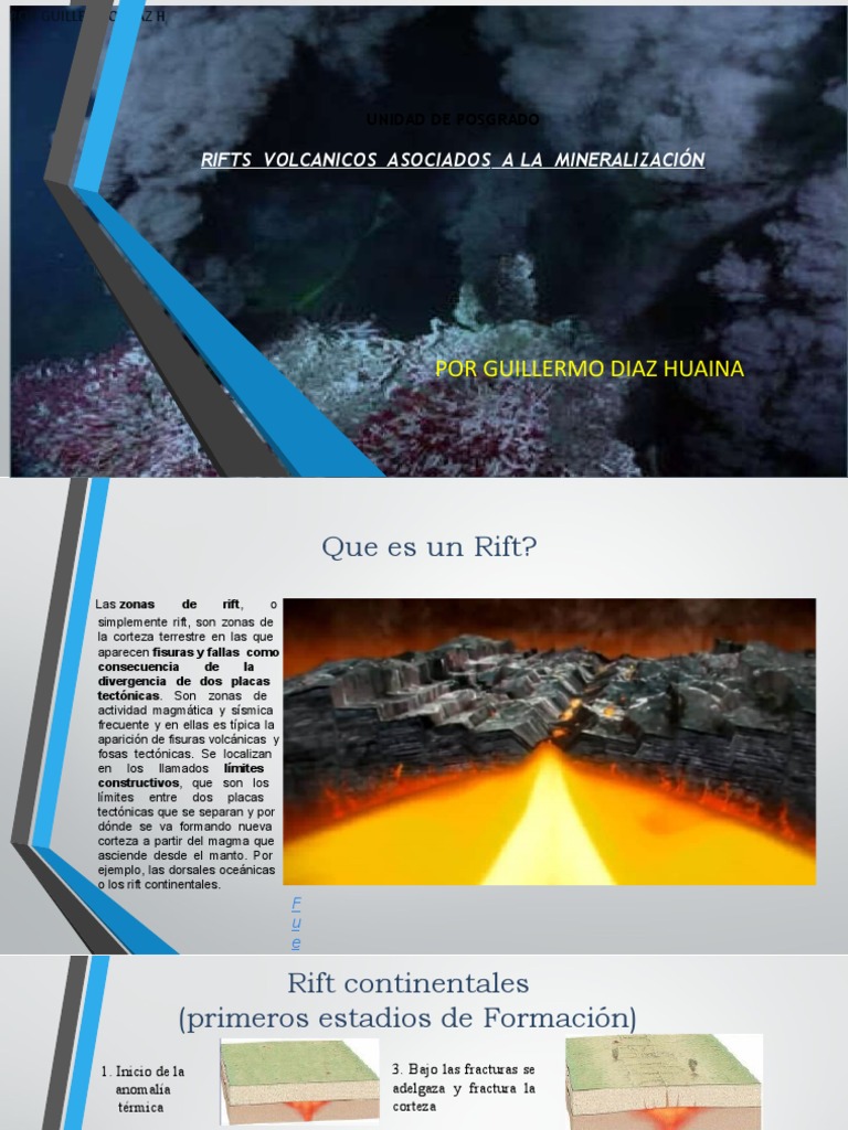 Rifts Volcánicos y Mineralización Asociada | PDF | Grieta | Geología