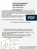 Proyección axonométrica: clasificación, escalas y dibujo
