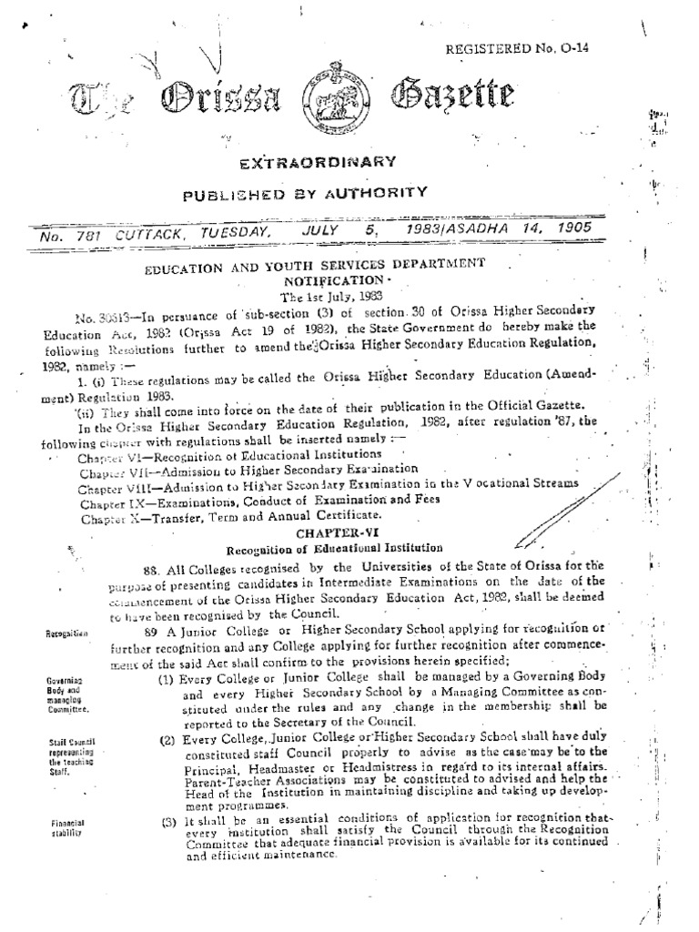orissa-higher-secondary-education-amendment-regulation-1983-pdf