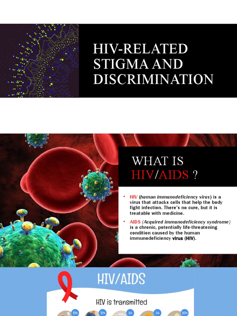 Hiv Aids PDF Hiv/Aids Social Stigma