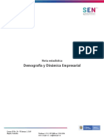 Nota Estadística - Demografía y Dinámica Empresarial (2018-2020) - Versión Preliminar