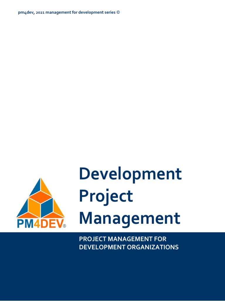 PM4DEV - Development Project Management | PDF | Project Management | Risk