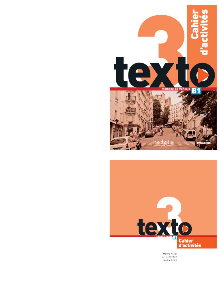 Texto 3 - Cahier D'activités + Transcriptions + Corrigés | PDF