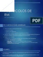 Protocolos de RM 1 PDF