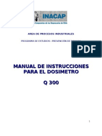 Area de Procesos Ales Dosimetro Q-300