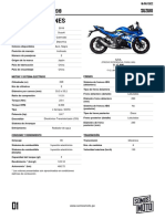 GSX 250r 2019 - Suzuki - Azul 16 08 2022
