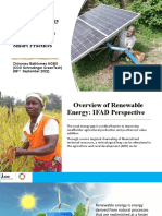 Mainstreaming Renewable Energy Into VCDP Projects