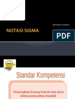 3 Notasi Sigma