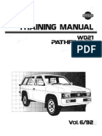 1992 Nissan d21 Pathfinder Training Manual